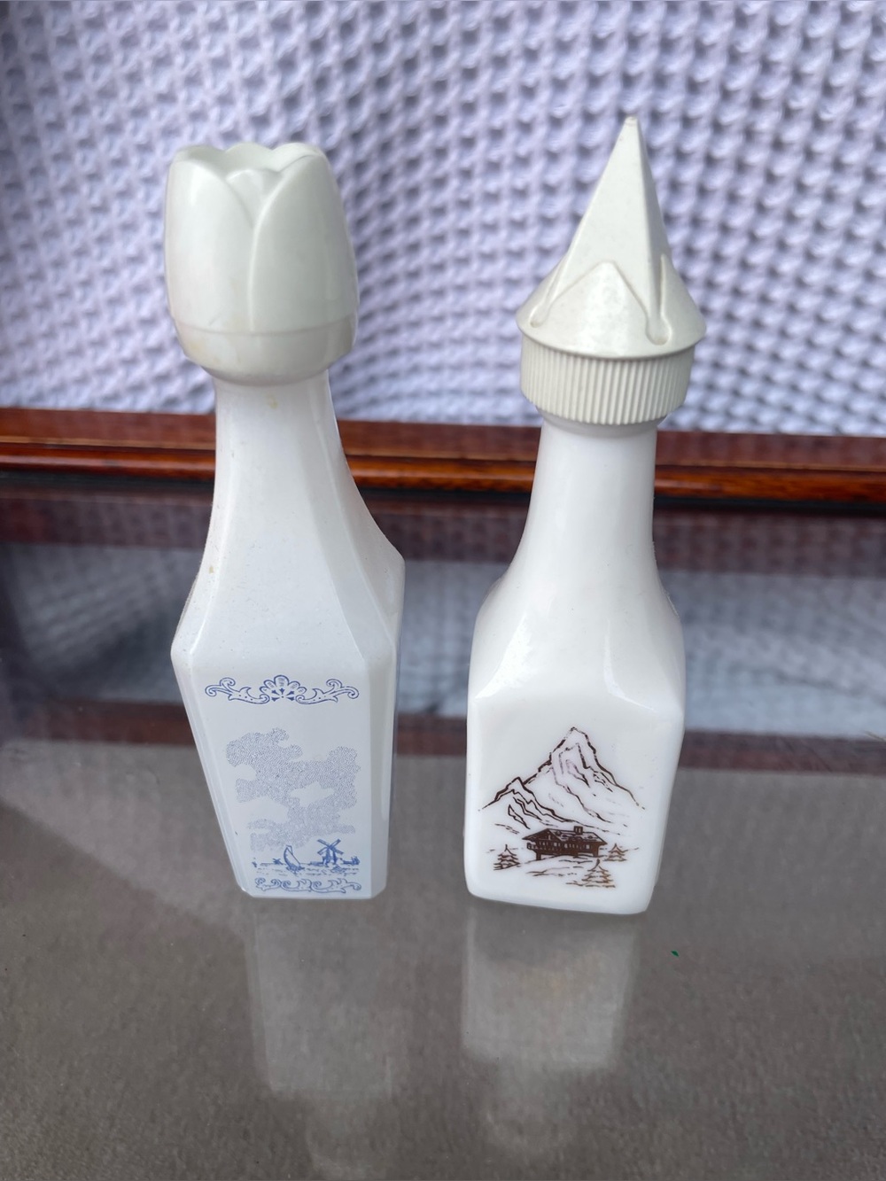 Vintage Cheri-Suisse and Vandermint Liquor bottles.